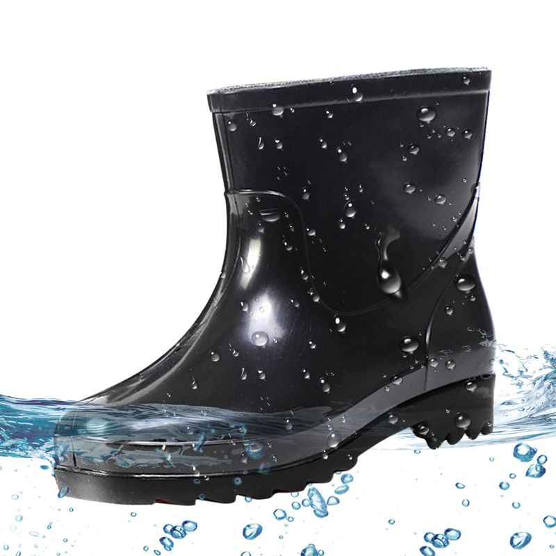 Kurze Regenstiefel Gummistiefel für Garten Mann Schuhe Regen Herren Wasserschuhe 11_voghion.com
