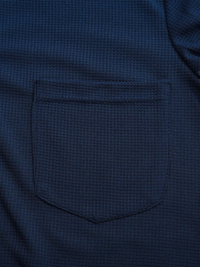 Men's T-Shirt: Double-Layer V-Neck Oversized Base Layer For Fall/Winter Fashionable Patchwork Design Long-Sleeve T-Shirt_voghion.com