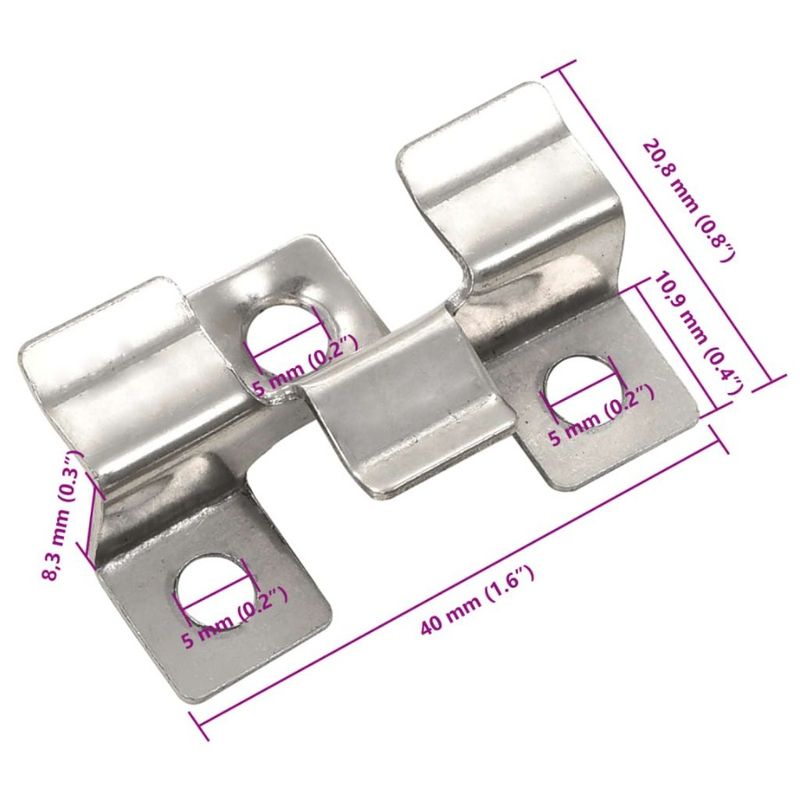 Stainless Steel Pcs Decking 100 200 Clips Screws With_voghion.com