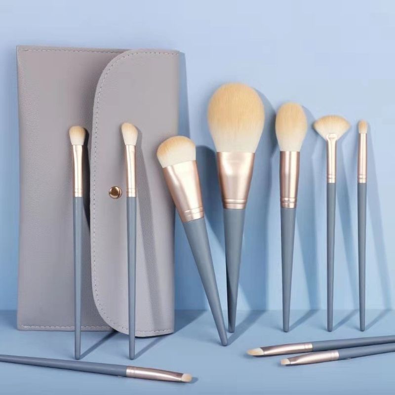 Make-up-Pinsel und -Tools10 Make-up-Pinsel-Set Superweiches Set mit neuen Anfängerpinseln Foundation Loses Puder Lidschattenpinsel Ein komplettes Set_voghion.com