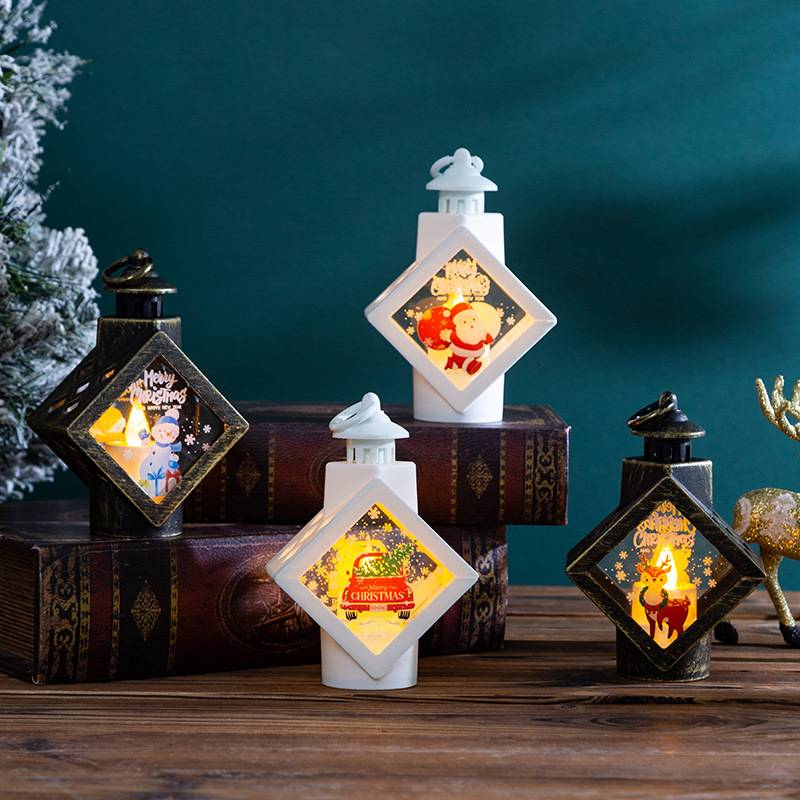 Christmas Decoration Items, Creative Wind Lanterns, Scene Arrangement Props, Party Table Ornaments And Decorations_voghion.com