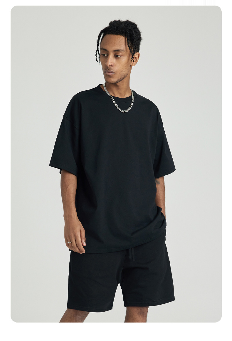 Koel en snel drogend zonbeschermingsshirt met korte mouwen voor heren in Amerikaanse effen kleur, los casual T-shirt Trend_voghion.com