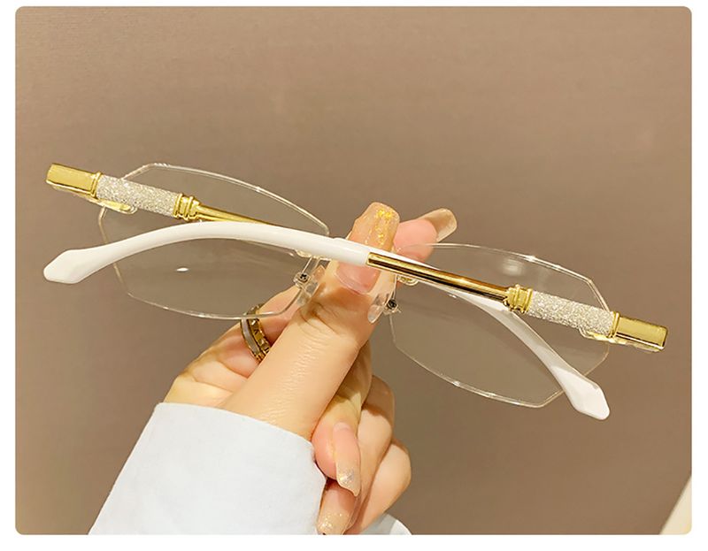 Ochelari de citit cu lumină albastră pentru femei, cu ramă ultra-refractivă, cu tăiere retro, pentru presbiopie, blocare a prezbiopiei_voghion.com