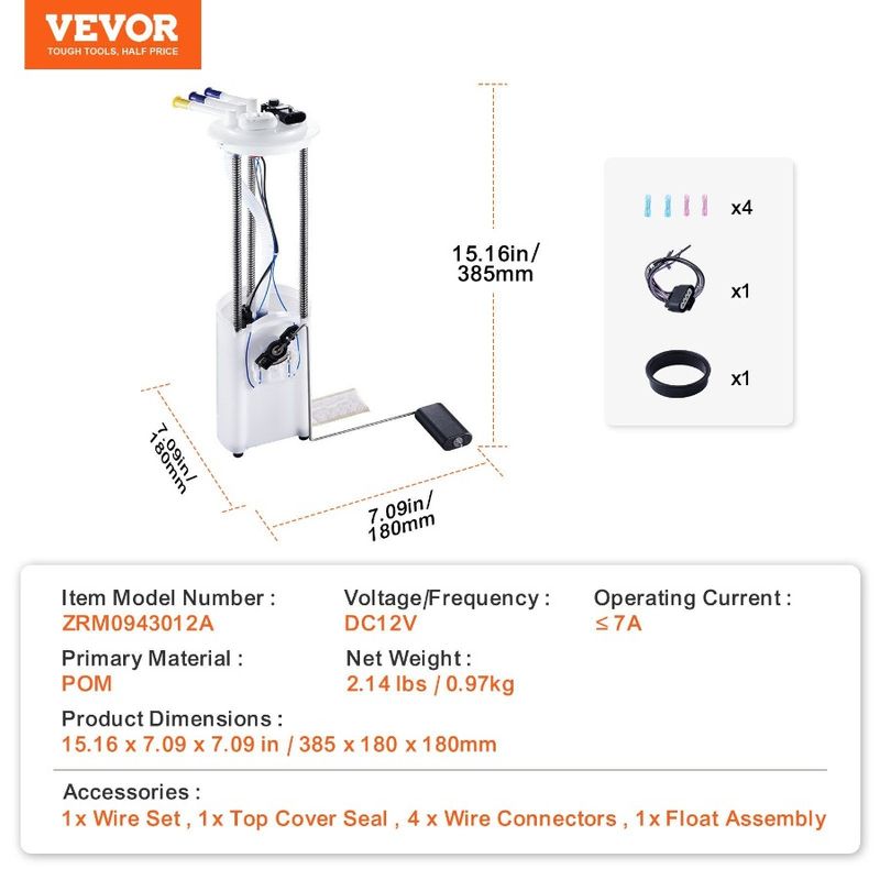 Modulo di montaggio per pompa carburante GMC Silverado e Chevrolet Sierra elettrica_voghion.com