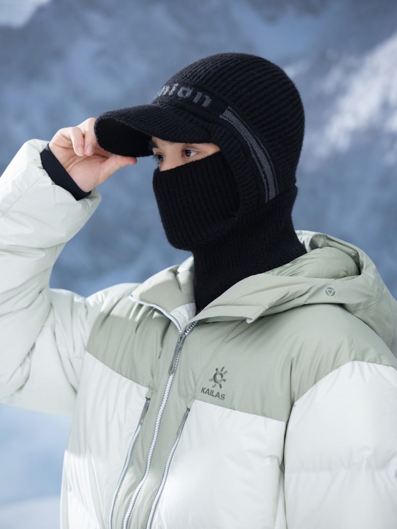 Gorro de punto polar para hombre, de invierno, resistente al viento, de una pieza, para ciclismo al aire libre, con cuello, gorro térmico de lana de una pieza._voghion.com