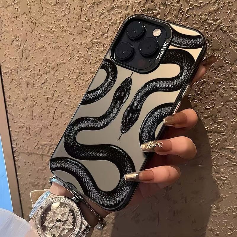 Dark Double Snake For Iphone16 Mobile Phone Case New Iphone15promax European And American Wind 14/13/12 Pro_voghion.com