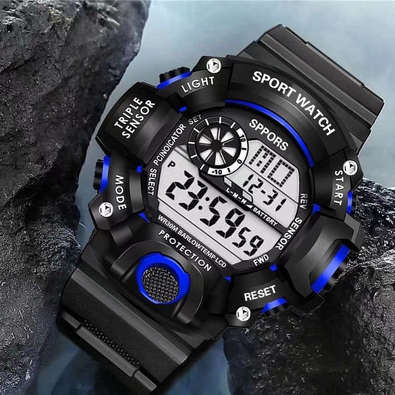 Wielofunkcyjny alarm sportowy dla uczniów, elektroniczny, dla dorosłych, do użytku na zewnątrz, do sił specjalnych, odporny na wstrząsy, wodoodporny, świecący, mechaniczny_voghion.com