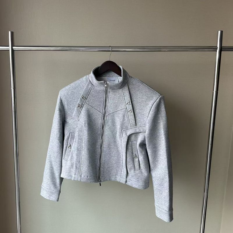 Conjunto de chaqueta y pantalón Eon Modish 25 de estilo americano moderno de otoño, con diseño dividido y personalidad._voghion.com