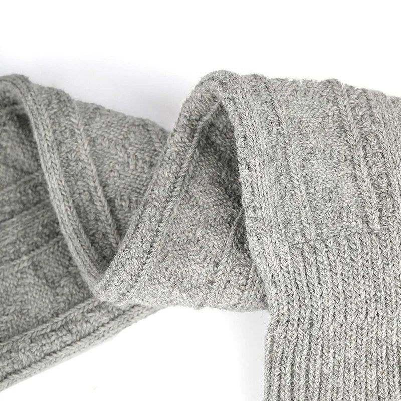 1 pár dámských punčoch, dívčí nad kolena, dlouhé, nad stehna, plus size, ponožky nad kolena, pletené, teplé vlněné punčochy_voghion.com