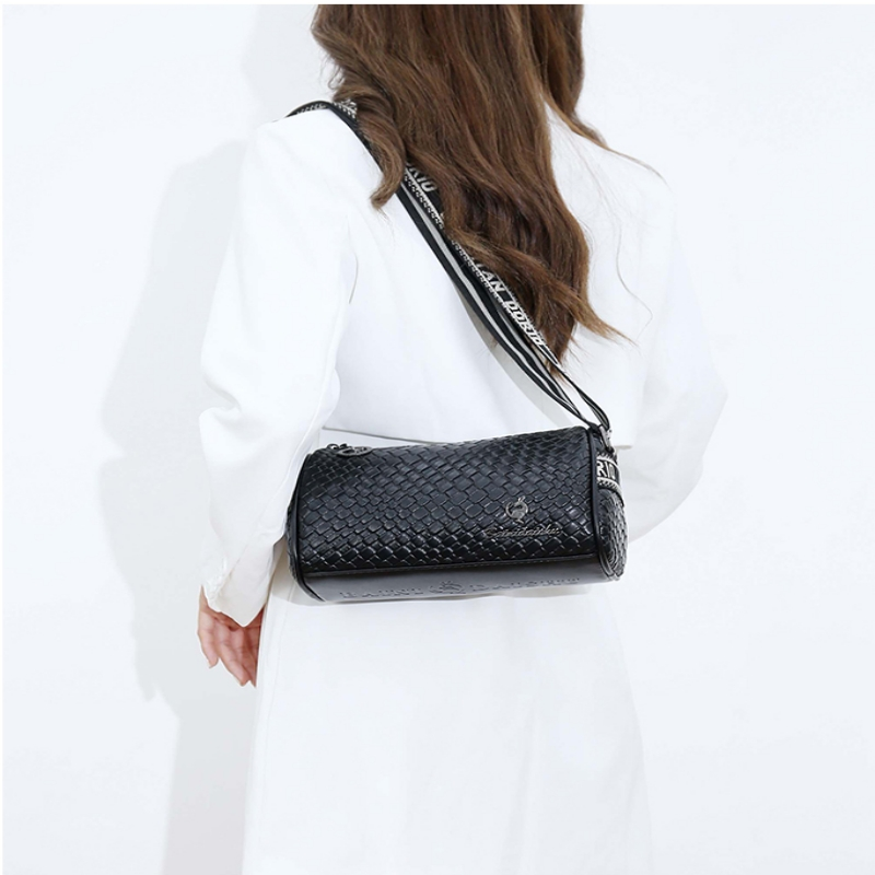 Kleine Tasche Damen Umhängetasche Weiches Leder One-Shoulder Damen Kissentasche Breitband Damentasche_voghion.com