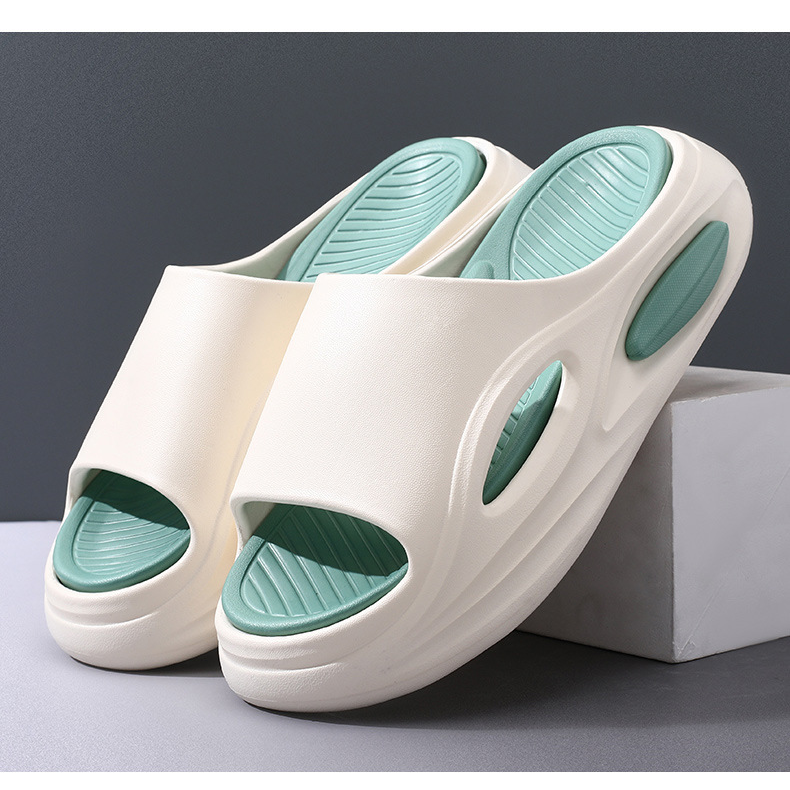 Men's And Women's Thick Sole Non-slip Increase Flip-flops Casual Fashion Soft Sole Beach Sandals Men_voghion.com