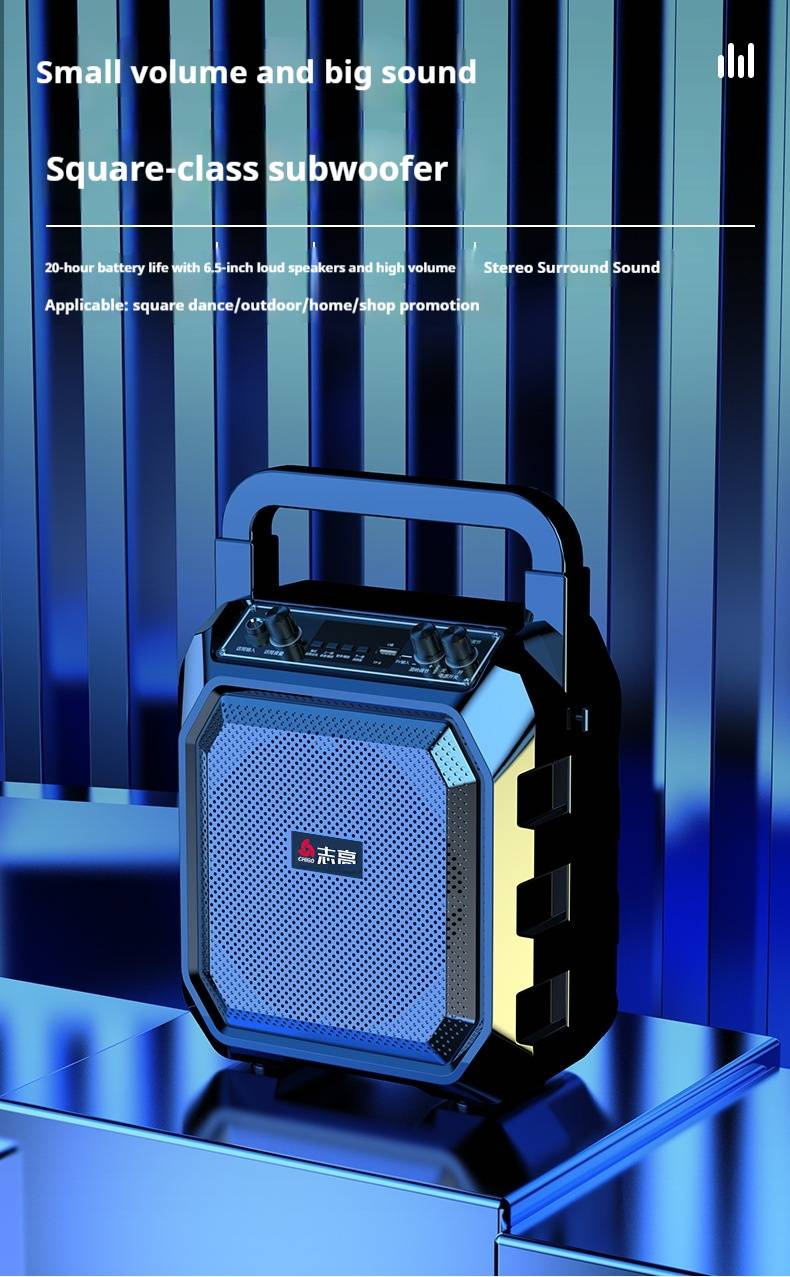 Taşınabilir Bluetooth Hoparlör - Derin Baslı Yüksek Güçlü Açık Hava/Ev Hoparlörü (Yüksek Ses, Uzun Pil Ömrü, Su Geçirmez Tasarım)_voghion.com