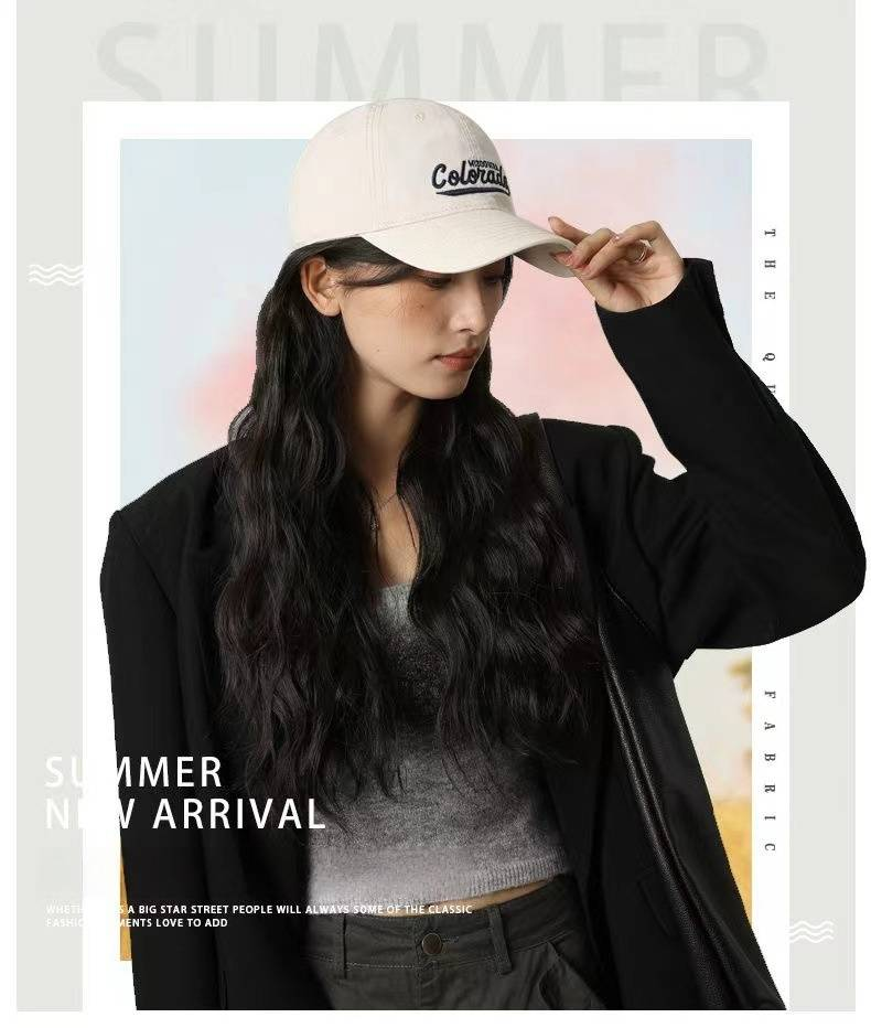 Women's Baseball Cap - Wide Brim UPF50+ Sun Hat With Deep Crown (Face Slimming Design) - Casual Snapback For Summer_voghion.com