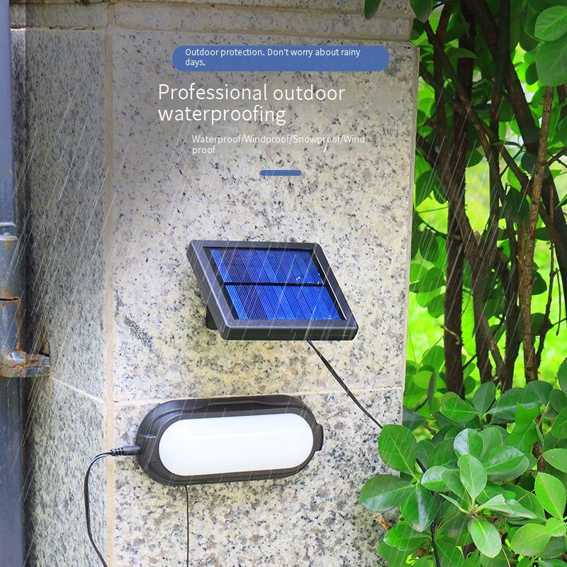 Wodoodporne lampki solarne na zewnątrz, ultra jasne oświetlenie namiotu z odłączanym panelem słonecznym, odporne na warunki atmosferyczne oświetlenie kempingowe do ogrodu i na patio_voghion.com