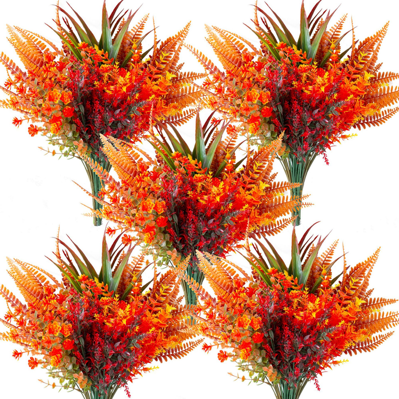 Herbst Simulation Pflanzen Eukalyptus Farne Farn Hause Dekoration Künstliche Blumen Schießen Anordnung Landschaftsbau_voghion.com