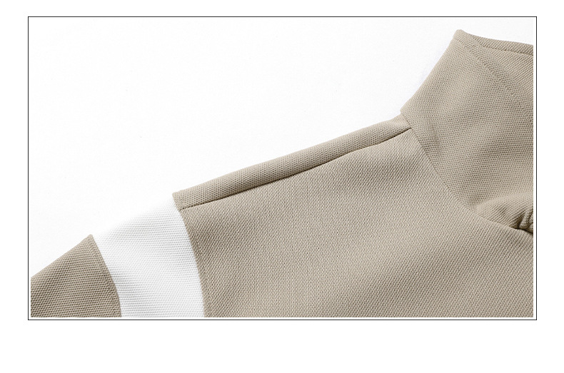 Conjunto deportivo para hombre: camiseta de manga larga y pantalón jogger de moda para otoño e invierno, mezcla de algodón ligero, negro, gris, caqui y beige, tallas S-XXXL._voghion.com