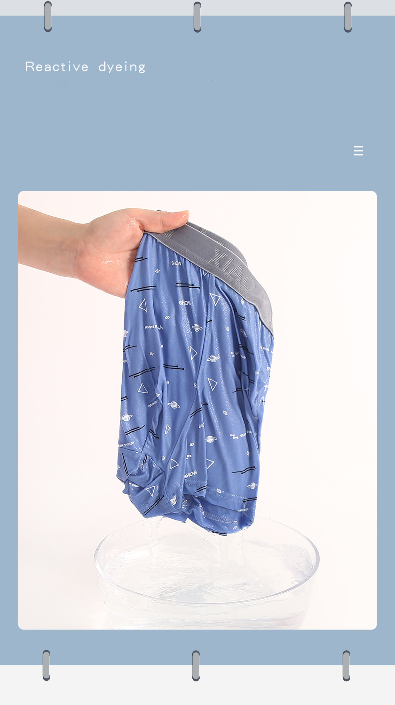 Erkek Nefes Alabilen Boxer Külot - Yumuşak Süt İpeği Kumaş, Görünmeyen Dikişsiz Tasarım, Günlük Kullanım İçin Rahat İç Çamaşırı (XL-4XL, Çoklu Renkler)_voghion.com