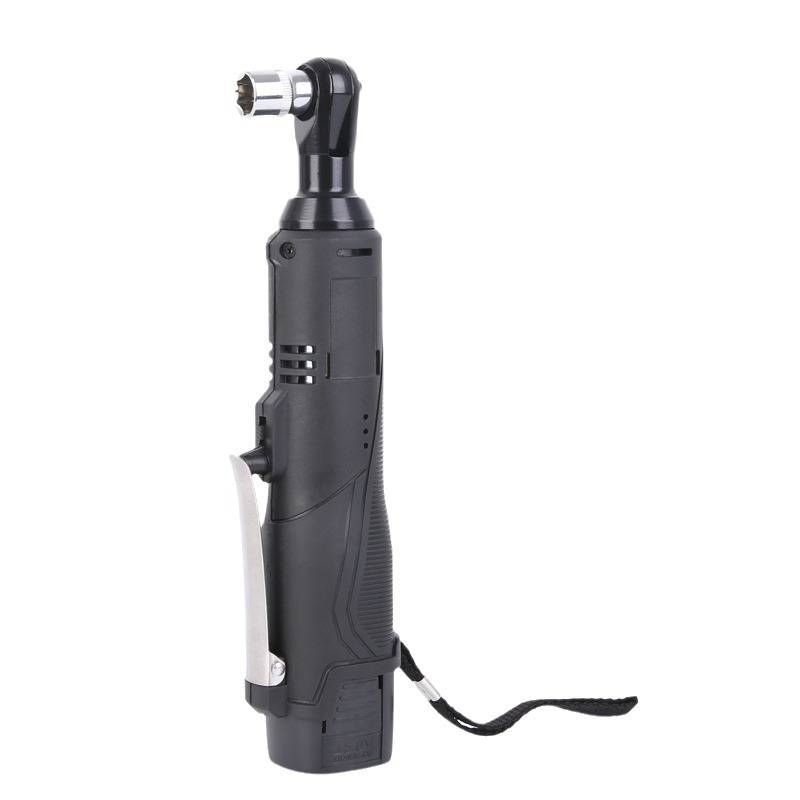16.8V Cordless Electric Ratchet Wrench With 90° Angle & High Torque, Lithium-Ion Battery Powered For Automotive Repair & Industrial Assembly_voghion.com