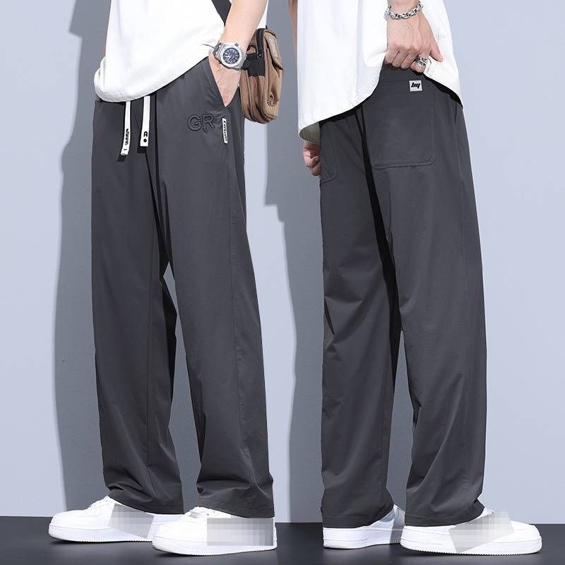 Men's Lightweight Summer Pants - Breathable Quick-Dry Straight Leg & Jogger Style Casual Trousers For Active Lifestyle (Multiple Colors & Sizes)_voghion.com