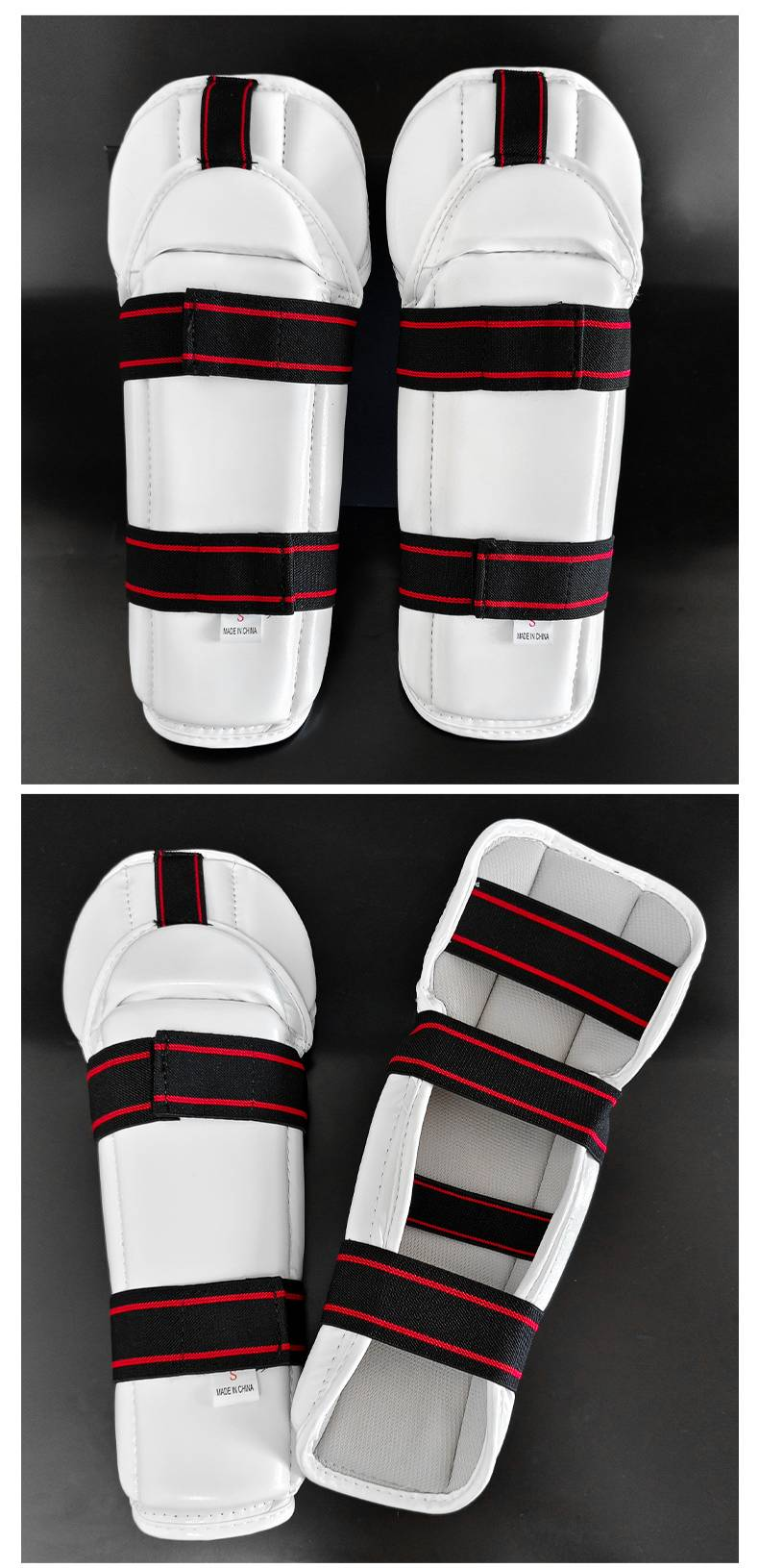 Protectores de codo y brazo profesionales para artes marciales, para niños y adultos: equipo de protección reforzado de PU+EVA para taekwondo, boxeo y sparring._voghion.com