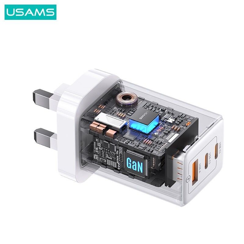 UK 3-poliger USB-Steckeradapter Netz-Wand-Schnellladegerät 20 W USB-Telefone Tablet - Typ C_voghion.com