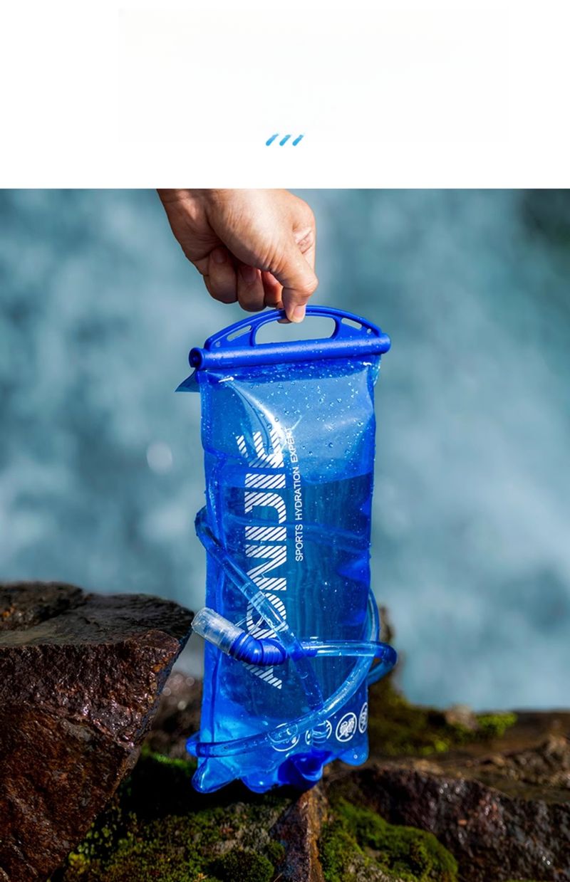 Borraccia portatile da esterno per arrampicata, trekking, corsa, sport, borsa morbida per l'acqua_voghion.com