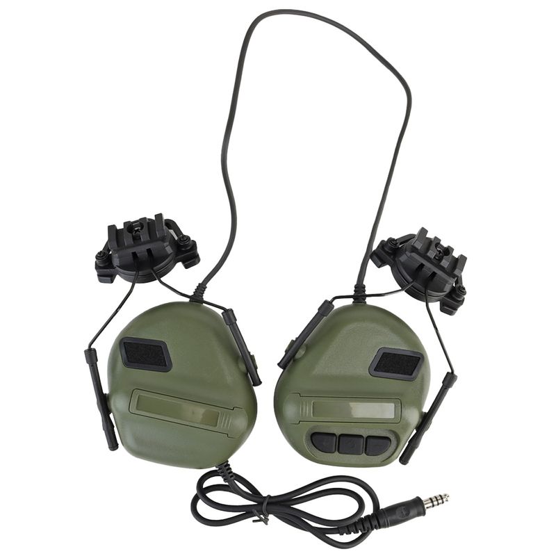 Taktisches IPSC-Kommunikations-Headset mit Geräuschunterdrückung im Over-Ear-Helmstil der fünften Generation in Vollfarbe_voghion.com