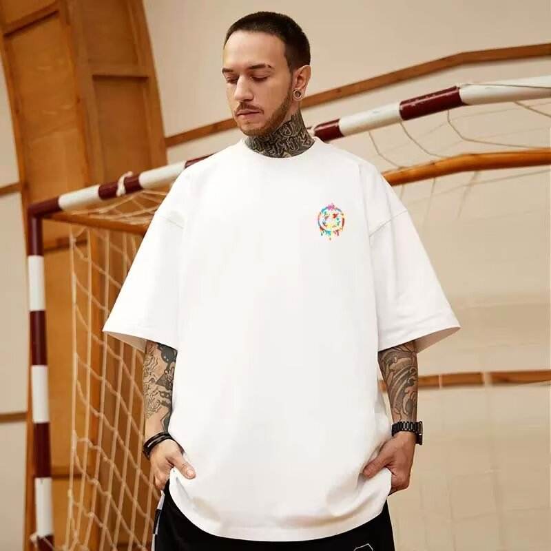 Women's casual loose large size high-quality round neck pullover short-sleeved t-shirt _voghion.com