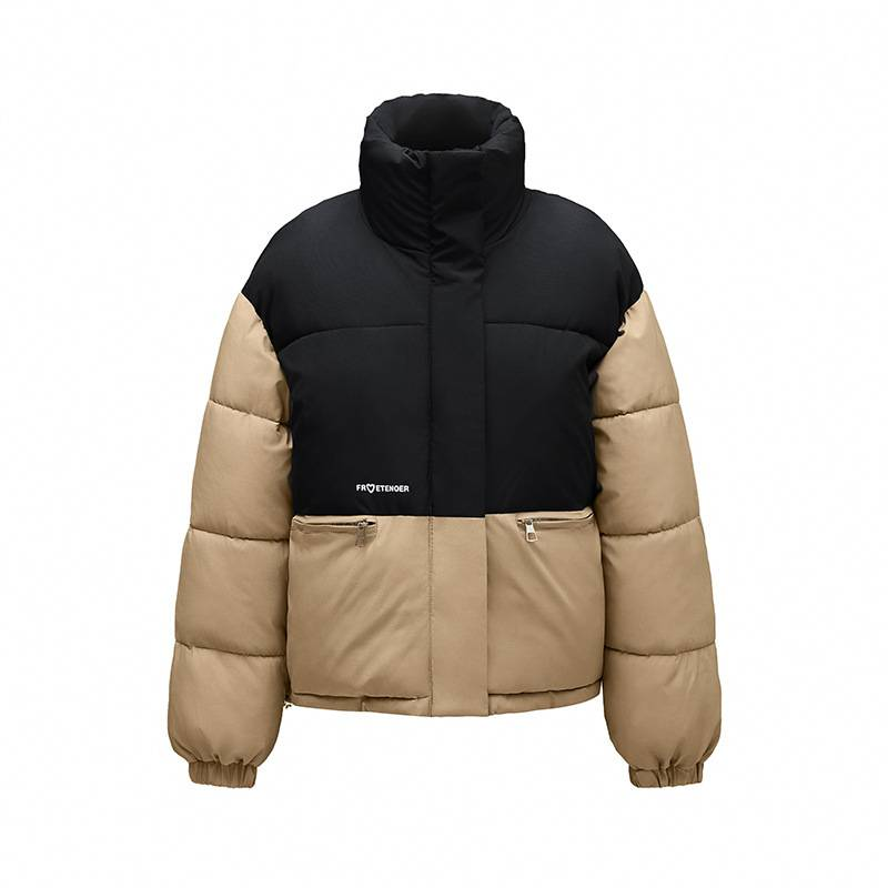 Damenbekleidung Baumwollmantel lockere dicke Wintermäntel Baumwollmantel Stehkragen kleine Baumwolljacke Modemantel_voghion.com