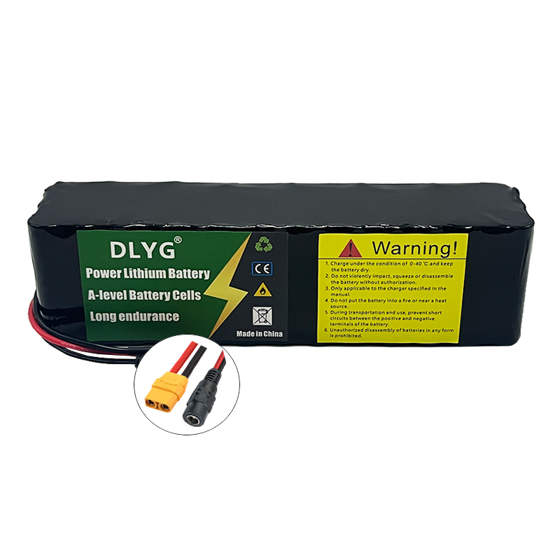48V 10.5Ah 18650 nofëllbar Lithium Batteriepack 13S3P 500W Power Elektro-Vëlosbatterie, Elektro-Scooter Batterie XT90+DC STECKER_voghion.com