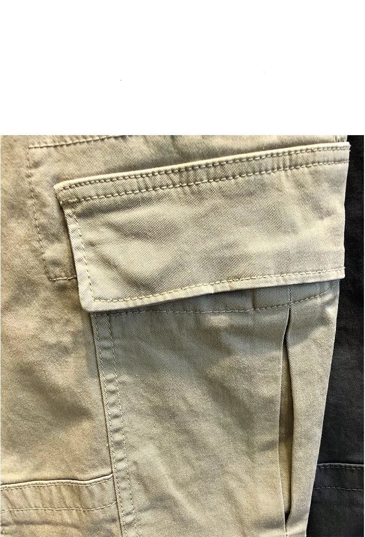 Abbigliamento da uomo, Tute da uomo, Pantaloni casual larghi, Pantaloni da lavoro autunnali, Pantaloni da lavoro resistenti all'usura per cantieri edili, Tute da lavoro da uomo_voghion.com