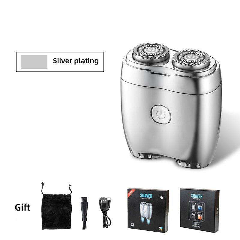 Rasoir électrique Mini Rocket pour homme – Ultra-portable, autonomie de 80 minutes, têtes flottantes, étanche et pratique pour les voyages (prêt pour un coffret cadeau)_voghion.com