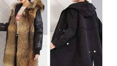 Luxury Detachable Faux Fur Parka Coat Women's Winter Long Hooded Jacket Warm Elegant Outerwear Plus Size_voghion.com