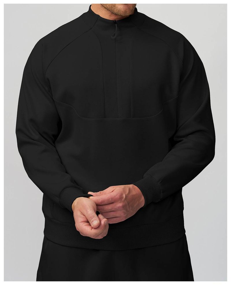 FiveHappyiness Felpa sportiva leggera e calda con collo alto e cerniera da uomo, per autunno e inverno, per escursioni all'aperto, viaggi e spostamenti 1514_voghion.com