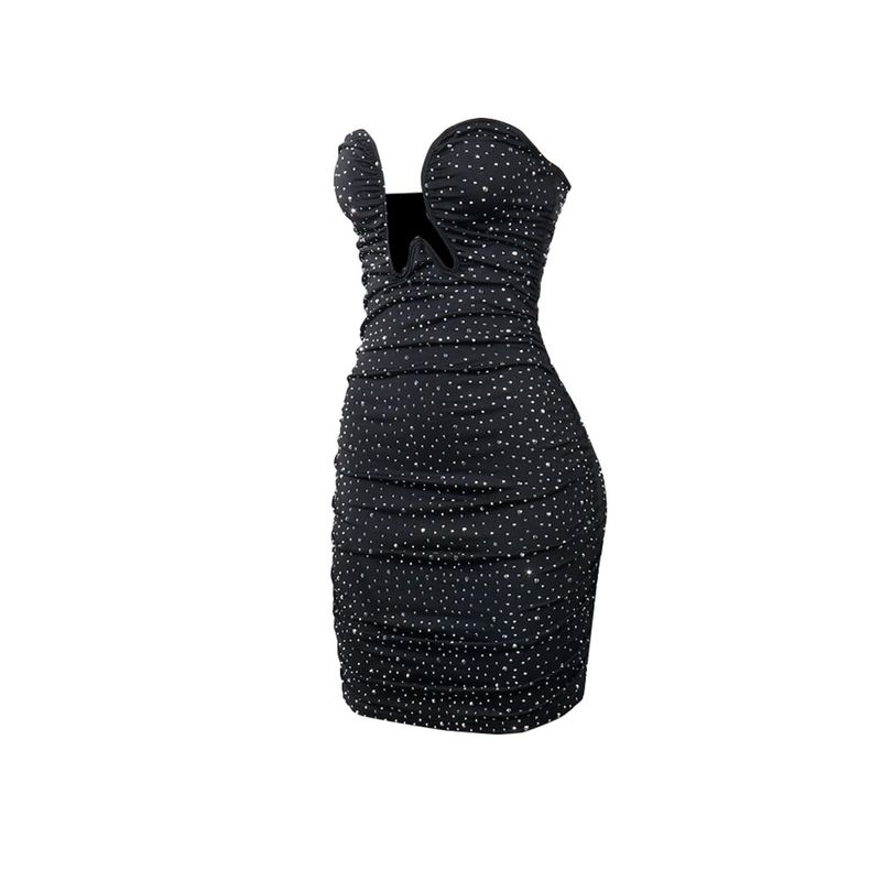 Women's sexy slim-fit girth dress nightclub dress_voghion.com