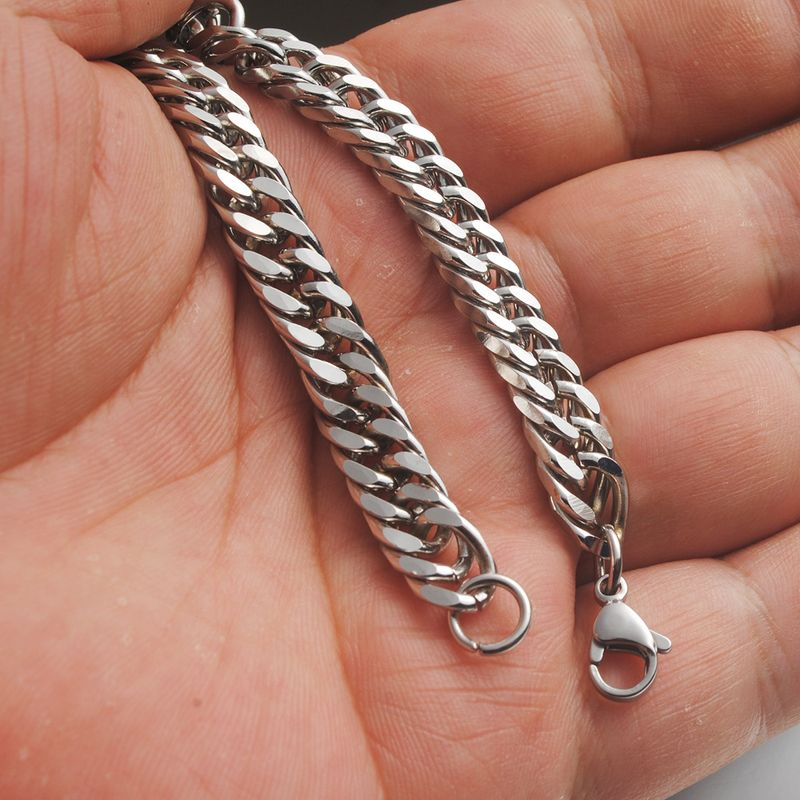 Anello da uomo in acciaio al titanio, autodifesa hip hop, gioiello con personalità, bracciale da uomo con osso di drago cubano alla moda_voghion.com