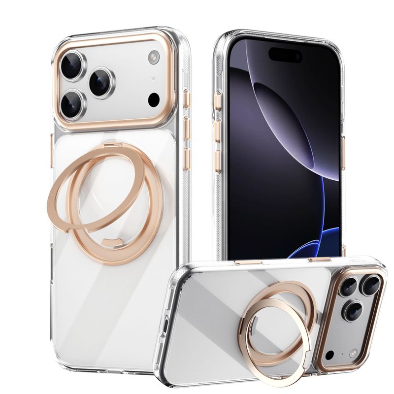 Universelle drehbare Handyhülle mit magnetischem Ständer für iPhone 17 und iPhone 16 Pro Max – Schutzhülle mit 360°-Drehung und starkem Magnet_voghion.com