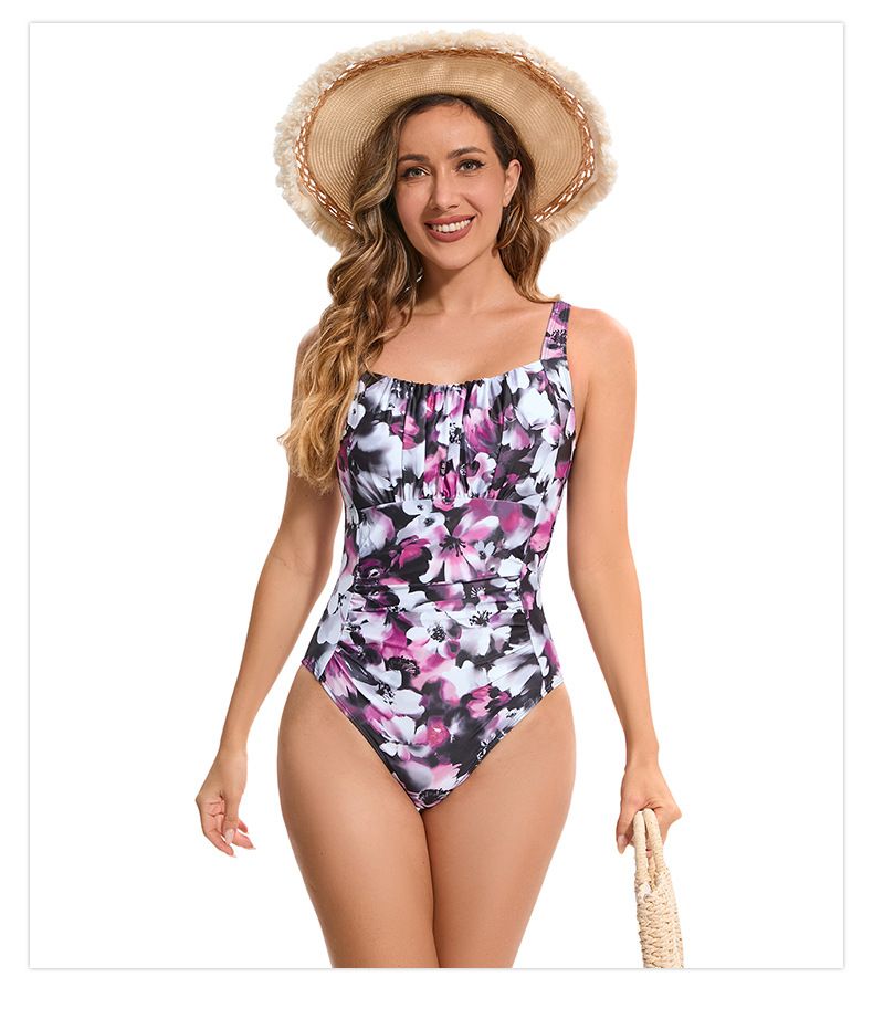 Maillot de bain une pièce imprimé pour femme Maillot de bain multicolore pour femme Bikini sexy Bikini_voghion.com