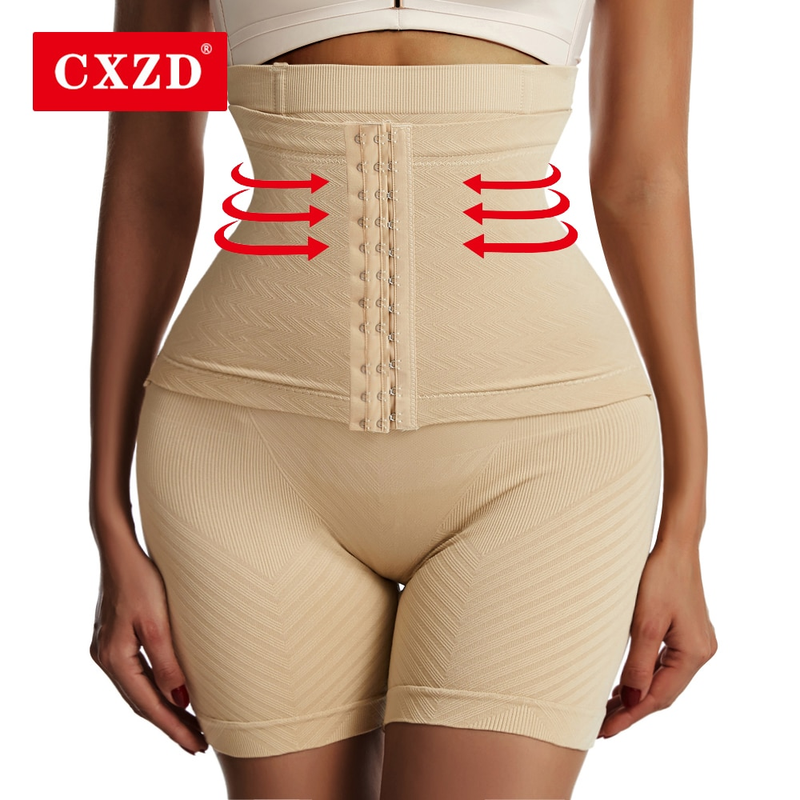 Nuovo controllo della pancia da donna con gancio per il sollevamento del sedere Mutandine modellanti a vita alta Pantaloncini modellanti per il corpo da donna_voghion.com