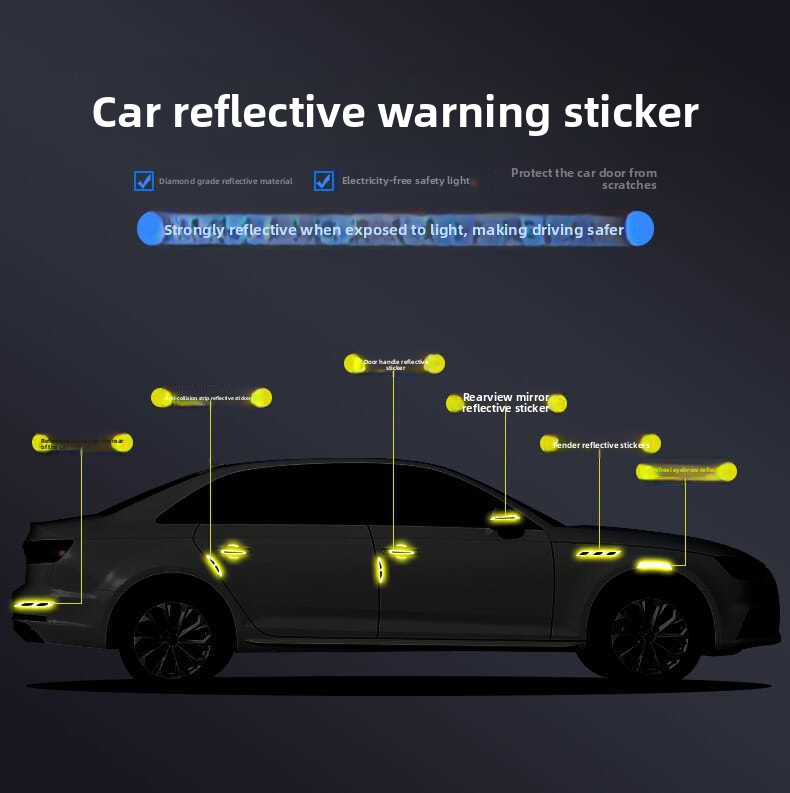 Autokarosserie Kohlefasertextur Blatt Seitenlüftung 6-teilige Motorabdeckung Dekorativer Aufkleber Warnung Kratzfest_voghion.com