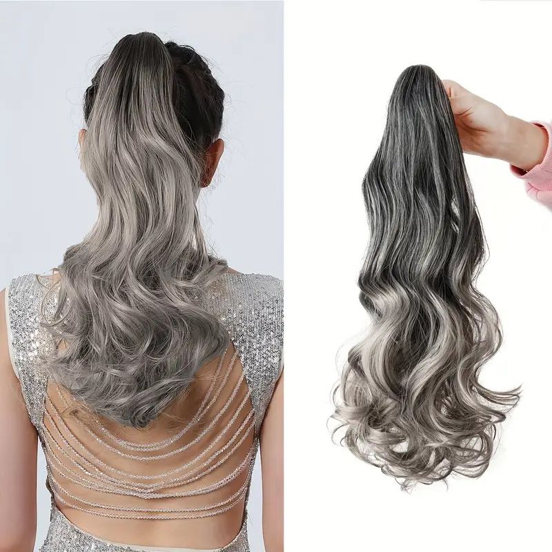 Synthetic Ponytails Wig Ponytail Claw Curly Ponytail Wig_voghion.com
