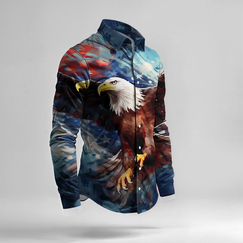 2025 Spring/Summer Printed Simple Two Piece Set For Men, Lightweight Party, Long Sleeve Suit, Fashionable Design, Breathable Fab_voghion.com