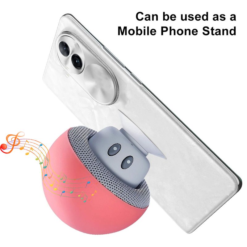 Hochwertiger kabelloser Bluetooth-Lautsprecher, 30 Fuß kabelloser Subwoofer mit Saugnapf, geeignet für Radfahren, Picknick im Freien_voghion.com