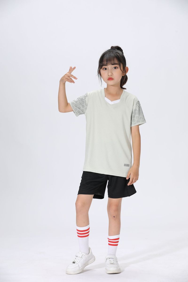Summer children's sports quick drying clothes, training suit, short sleeved football basketball pants set, summer_voghion.com
