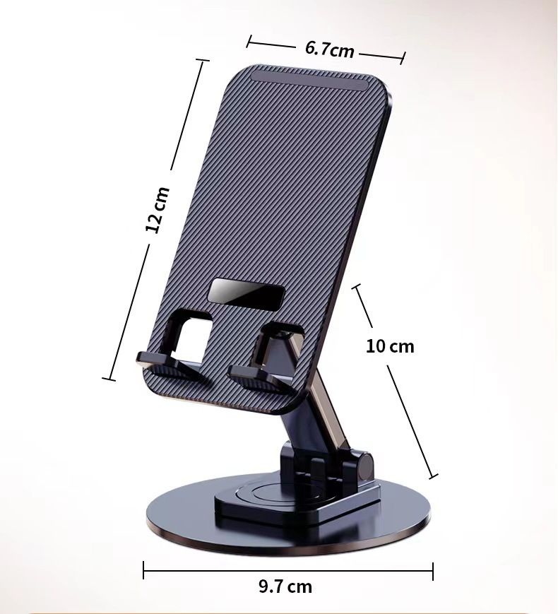 Rotating Metal Mobile Phone Tablet Universal Desktop Lifting Folding Multifunctional Adjustment Stand Live Broadcast_voghion.com