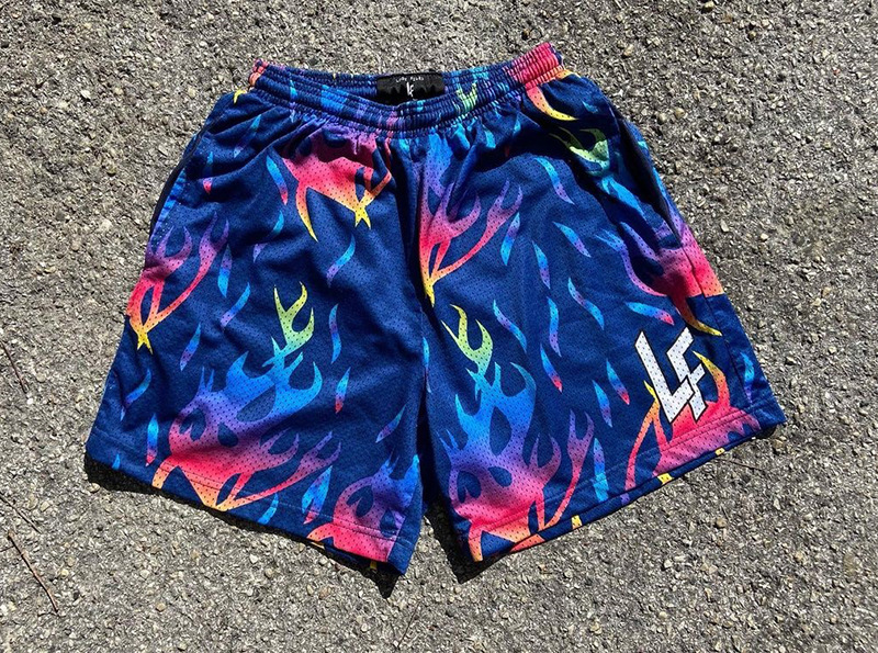 Herrkläder Strandbasketbyxor Sportshorts Löpning herr Fitness mesh andas snabbtorkande hipster casual lös träning plus size byxor_voghion.com