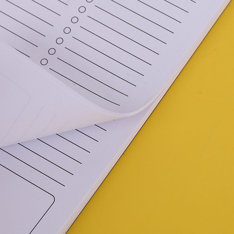 Factory supply soft magnetic notepad English cute office student notepad with pen holder to map can be customized_voghion.com