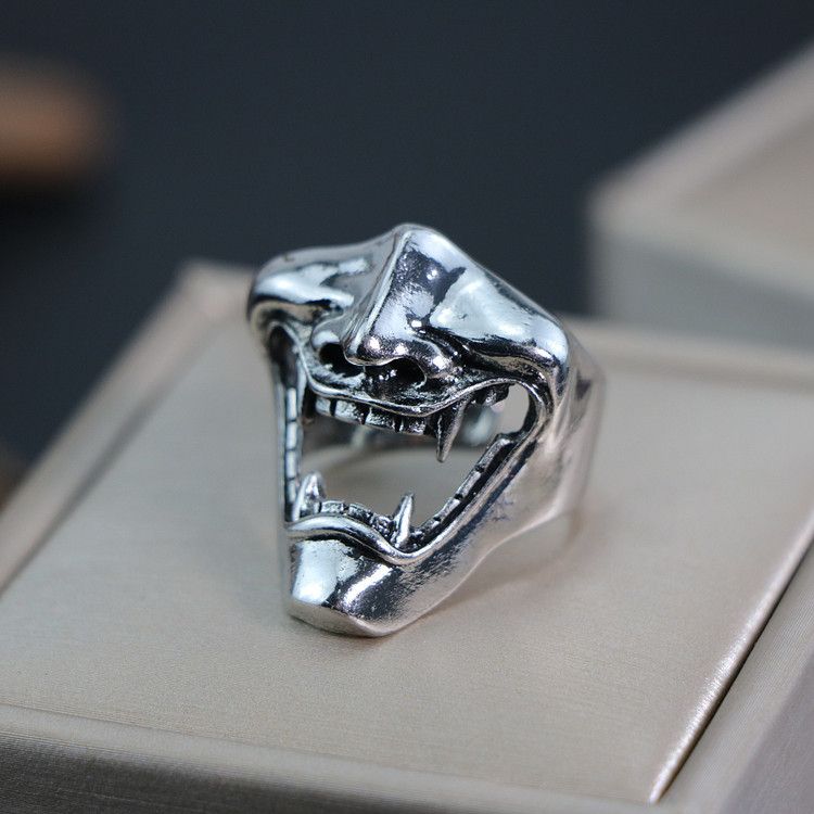 Trendy Metal Cool And Stylish Design Totem Geometric Men's Ring Collection_voghion.com
