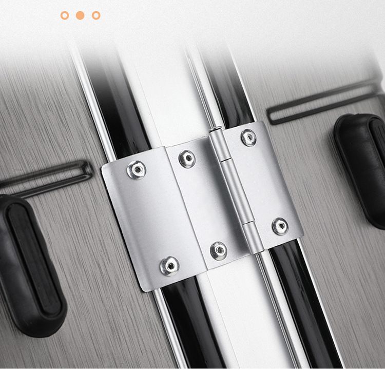 Aluminum-framed Luggage Men's And Women's Suitcases Carousel Wheel Combination Case Large Capacity Boarding Case For Students_voghion.com