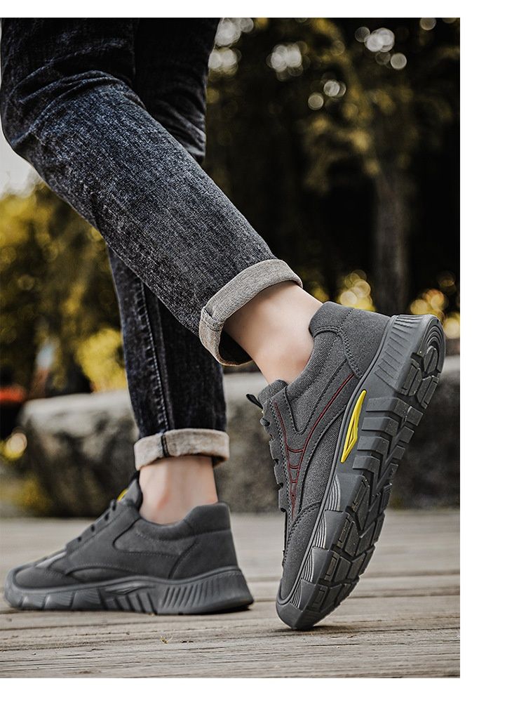 WalkPrime 2025 Letnie nowe obuwie robocze do codziennego użytku, do pracy na budowie, antypoślizgowe, odporne na zużycie, męskie_voghion.com